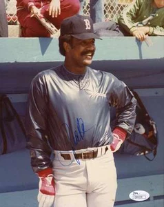 Jim Rice Original Jsa Coa Hand Signed 8x10 Photo Authentic Autograph - Picture 1 of 1