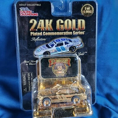 💥1998 Racing Champions Chapado en Oro 24k Coche Buckshot Jones 00 Aquafresh 1:64💥 Foto 1 de 3