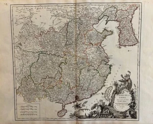 China Robert Vaugondy.Original map.Paris 1750 - Bild 1 von 1