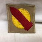 Military Patch Badge 1 C. A. Cmd Twill White Cheesecloth Back No Glow