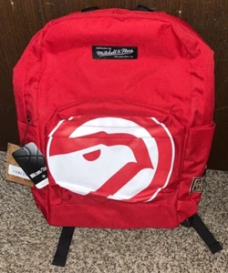 NEW Mitchell & Ness Atlanta Hawks NBA Hardwood Classics Backpack (Red) - Picture 1 of 5