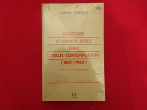 BENENATI (Antonio) - Politique et société civile dans L'Italie contemporaine  - Picture 1 of 1