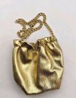 VINTAGE BARBIE Gold lame Purse w/ Chain #3352 White 'N With It Bag 1970s Mattel