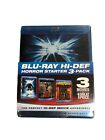 Horror Starter 3-Pack Blu-ray Hi-def DVDs The Thing Brand New Unopened Sealed