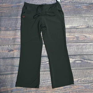 Med Couture Gold Scrubs Cargo Pocket Pants Women’s Large Olive 4 Way Stretch NWT - Picture 1 of 12