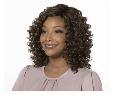 Toni Brattin Irresistible Textured All Over Spiral Curl Wig MEDIUM  BROWN - Image 1 of 4