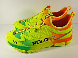 Size 10 Polo Ralph Lauren Adventure 300LT Men Ombre Blaze Shoes Sneakers - Picture 1 of 7