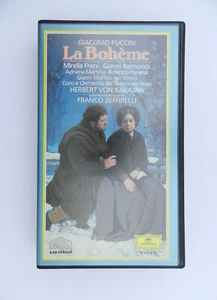 VHS Video Kassette La Boheme Giacomo Puccini Freni Raimondi Karajan Zeffirelli - Bild 1 von 1