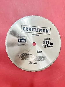CRAFTSMAN 26811 10 x 200 Zahnsägeblatt Crosscut/Sperrholz - Bild 1 von 5