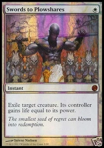 MAGIC SWORDS TO PLOWSHARES FOIL (FROM THE VAULT TWENTY) - Foto 1 di 1