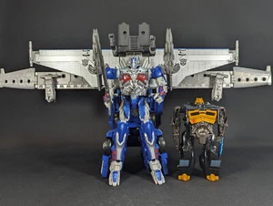 Transformers Battle Command Optimus Prime Bumblebee completo Takara LA-14 AOE - Imagen 1 de 5