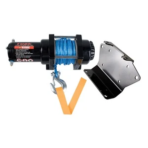 Tusk Winch with Synthetic Rope & Mount Plate 3500 lb. For Yamaha GRIZZLY 350 2x4 - Picture 1 of 4
