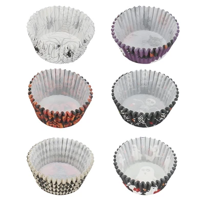 Halloween Mini-Muffinförmchen Cupcake-Becher 600 Stück Lebensmittelqualität - Bild 1 von 4