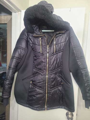 Cappotto invernale donna Michael Kors con cappuccio taglia 1X