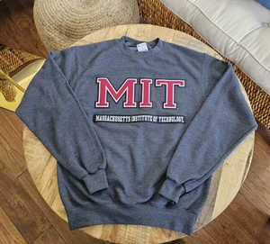 Champion MIT Sweatshirt Herren S grau bestickt Pullover Ivy League College - Bild 1 von 8