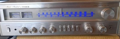 (Como Nuevo) Fisher RS-1052 Estéreo 104W Receptor/Fono (Esfera Púrpura) Japón - Mismo Día Foto 1 de 4