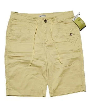 Lee Bermuda 短裤 12 码中号黄色雏菊色全新带标签 🆕 — 第 1/4 张图片
