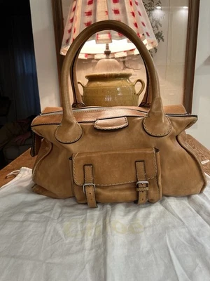 Oversized Chloé Edith Top Handle Bag In Carmel Beige 20+ Years Old - Image 1 of 4