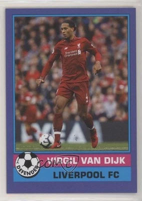 2018-19 Topps On Demand Premier League '77 Footballer Blue Virgil Van Dijk #2A - Image 1 of 2