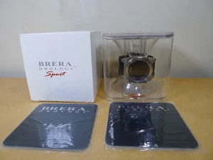 Brera Sport Digital Quartz Watch Men 100m Silver Steel - Picture 1 of 13