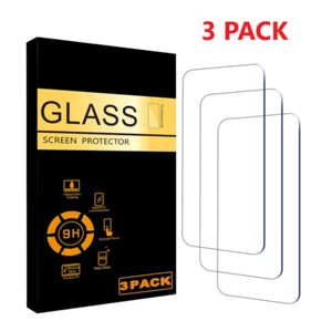 3X Hartglas Displayschutzfolie für iPhone 16 /16 Plus / 16 Pro / 16 Pro Max - Bild 1 von 4