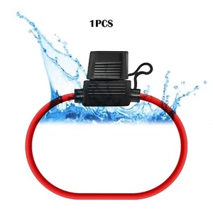 1PCS Inline Fuse Holder Kit 12AWG Waterproof 12V Blade Tap w/ 15A 40A Fuses - Picture 1 of 8