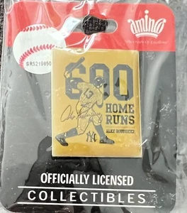 NY YANKEES ALEX RODRÍGUEZ PIN AROD 690 JONRONES RÉCORD 2008 MLB BÉISBOL - Imagen 1 de 3