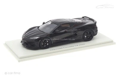 Chevrolet Corvette C8 2019 Nero Spark 1:43 S5061 - Immagine 1 di 4