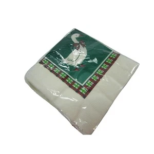 Vintage Paper Art Party Cocktail Beverage Napkins Goose 1980s Package 31491 - Picture 1 of 3