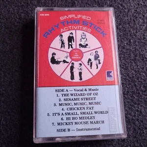 Kimbo Educational Simplified Rhythm Stick Activities Drumming Kids 90s Cassette - Picture 1 of 4