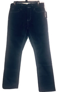 NWT Request Jeans Mens31X30 Premium Skinny Black Coated Pants Pockets