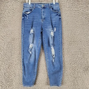 Pantalones de mezclilla para mujer One Republic For All 12 tiro alto rectos *EXCELENTE ESTADO* - Imagen 1 de 14