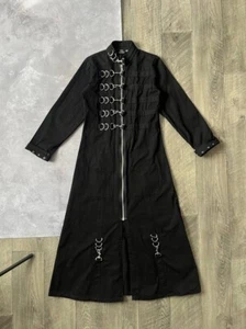 Cappotto gotico Dead Threads Tripp stile New York Mad Punk Vibe oppio nero taglia S - Foto 1 di 18