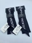 Uninterrupted "More Than an Athlete" New with Tags NWT Lot 2 Black Head Tie OS