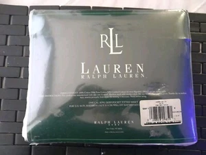 Ralph Lauren Cal. King/Groß Tiefe Tasche 72x84" Premium Western Spannbetttuch WEISS - Bild 1 von 5