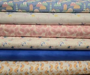 4.2 Metre Project Bundle 100% Premium Quilting Cotton Fisherman's Village - Picture 1 of 7