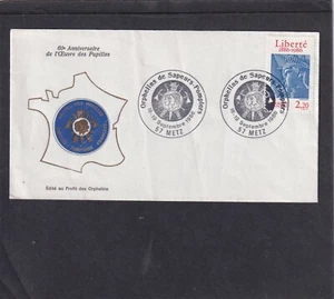 France 1986 Statue of Liberty USA Centen First Day Cover FDC Metz pictorial h/s - Picture 1 of 1