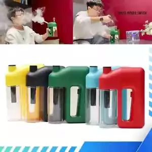 Tubo de agua eléctrico pesado HUISFUN para fumar vaso tubo de vidrio espiral - Imagen 1 de 10