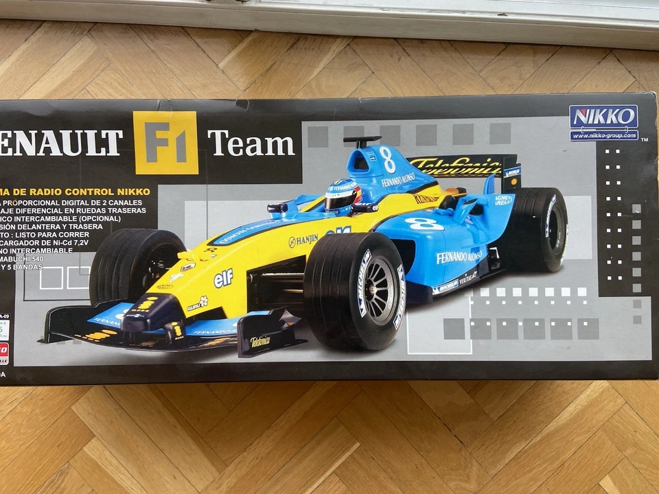 Renault F1 Fernando Alonso 2005 Nikko RC 1:10 – NUEVO EN CAJA – COLECCIONISTA - Imagen 1 de 4