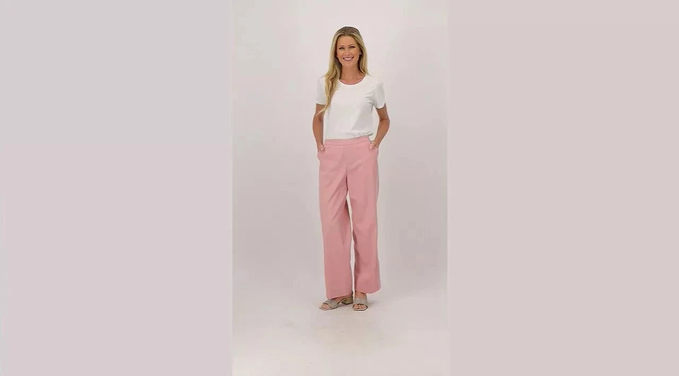 Isaac Mizrahi Live! Pantalones Petite True Denim Chambray Rosa Polvoriento 28 Nuevos Foto 1 de 1