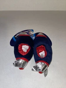 Zapatillas para niños pequeños nave espacial talla pequeña 8-9 azul nuevas para niños - Imagen 1 de 5