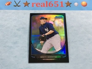 Bowman 2013 cromo refractor negro #BCP39 BRETT GERRITSE Rookie-Prospect/99 - Imagen 1 de 4