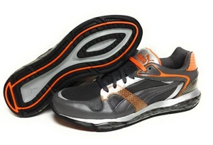 Mens Puma XS 850 Tech Mesh Lo 185053 02 Grey Orange 2010 DS Sneakers Shoes - Picture 1 of 2