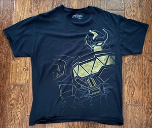 Mighty Morphin Power Rangers T-Shirt Gold Foil Megazord Lootwear Mens Size XL - Picture 1 of 4