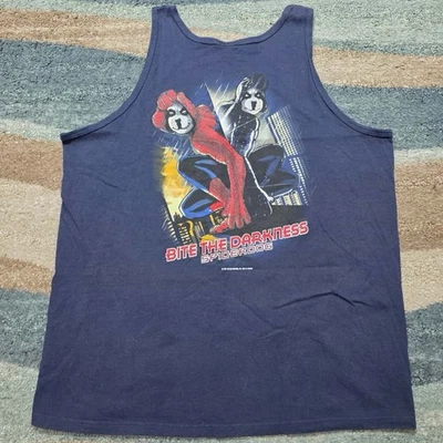 Футболка комиксы Big Dogs Spiderdog Tank Top XL 2007 Bite The Darkness пародия - Изображение 1 из 4