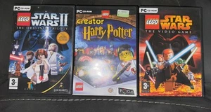 Lego PC Games Harry Potter, Star Wars Trilogy, Star Wars video Game - Picture 1 of 3