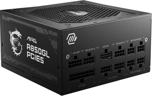 MAG A850GL PCIE5 Alimentatore 850W, 80 plus Gold, Completamente Modulare, ATX 3. - Foto 1 di 12