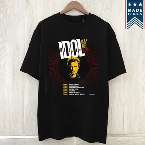 T-shirt Billy Idol Nice Day To Tour Again latinoamericana taglia intera S-5XL - Foto 1 di 4