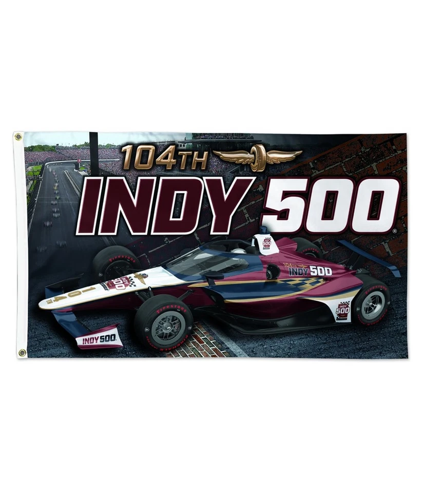 Indy 500 Unisex 104th Flag Souvenir, Multicoloured - Изображение 1 из 1