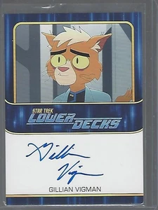 Star Trek Lower Decks Gillian Vigman (Bordered) Autograph - Bild 1 von 1